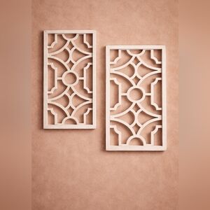 Threshold Cream Geometric Wall Art Set